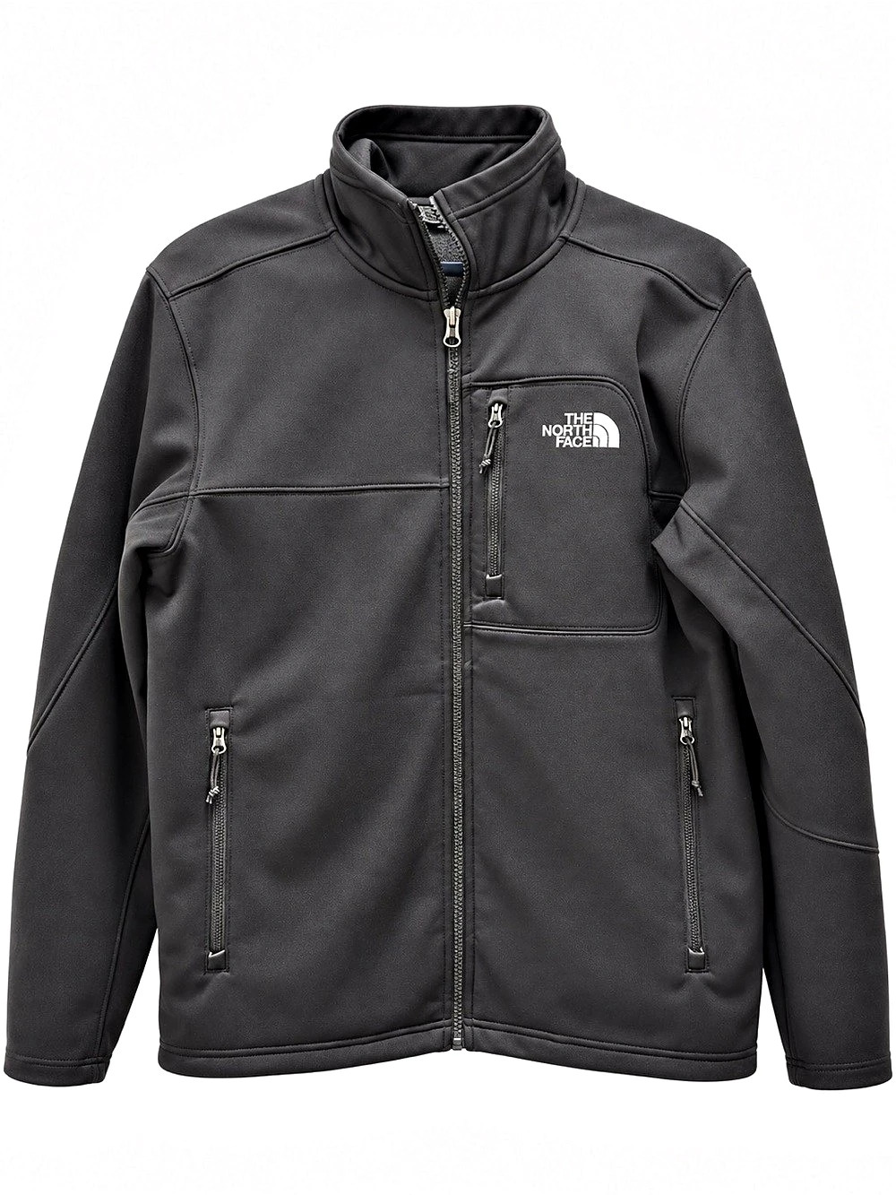 The North Face Apex Bionic Jacket Softshell Fleece-Lined Black Size Medium